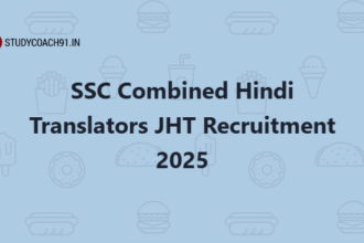 SSC Combined Hindi Translators JHT Recruitment 2025